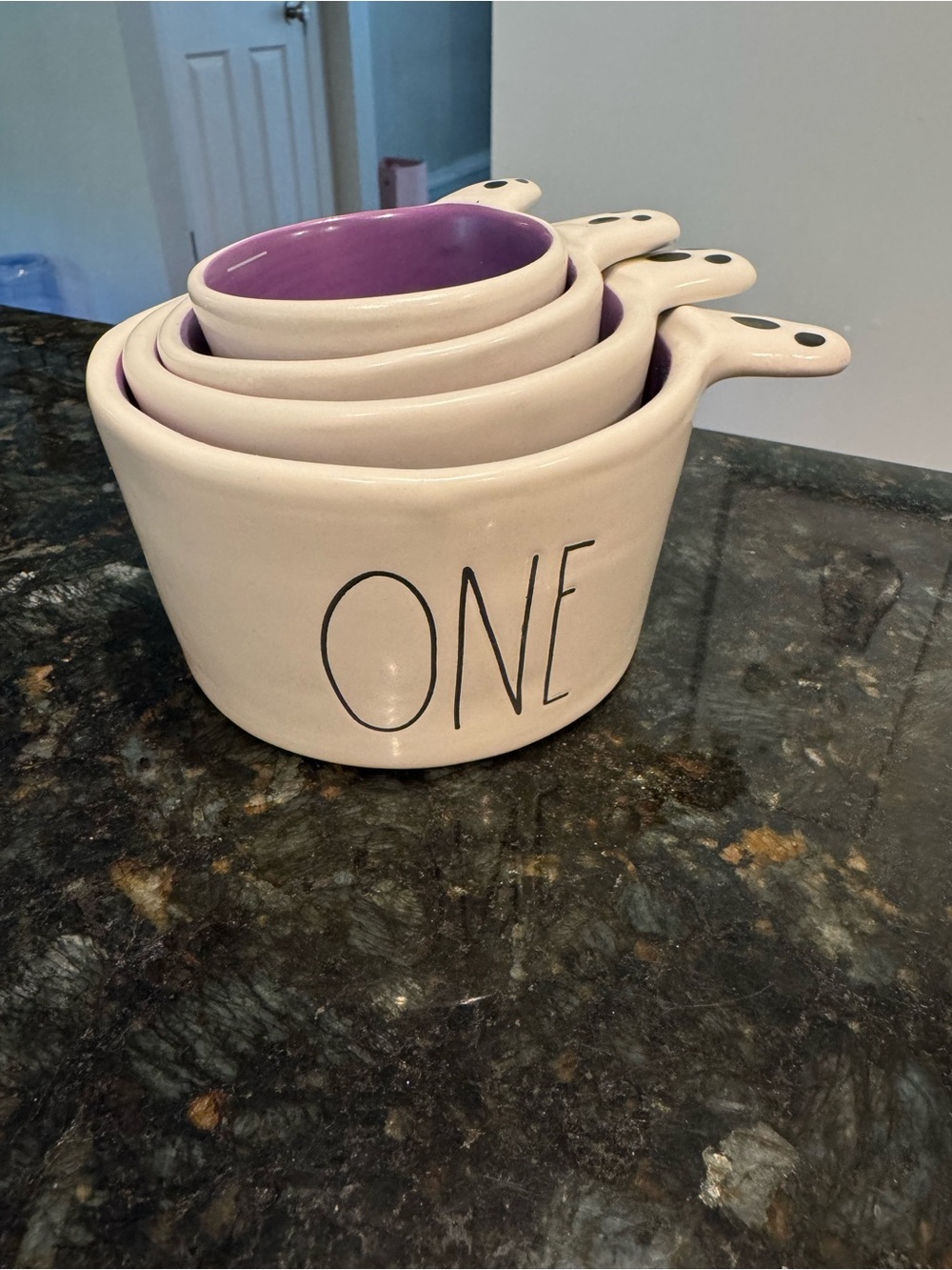 Halloween Rae Dunn Ghost Measuring Cups Unused